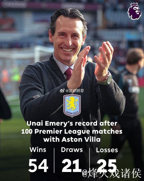 【英超】维拉近11场10场胜，埃梅里热爱胜利